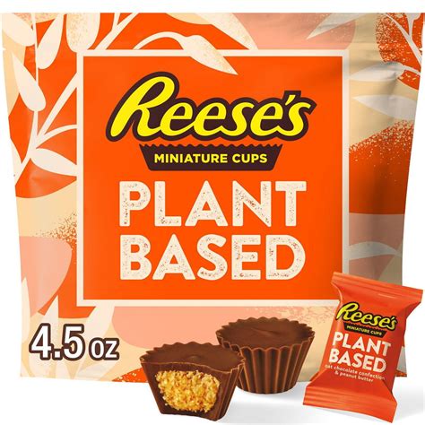 Reese's Plant Based Oat Chocolate Peanut Butter Cup Miniatures Bag ...