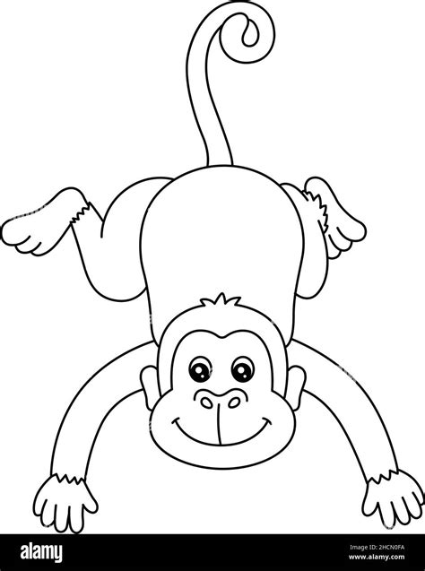 Girl Monkey Clipart Black And White at Palmer Ellerbee blog