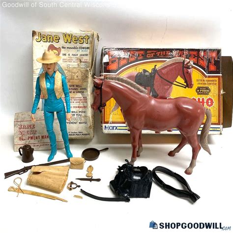 Vintage Marx Toys in Box, Jane West Doll & Pancho Horse - shopgoodwill.com