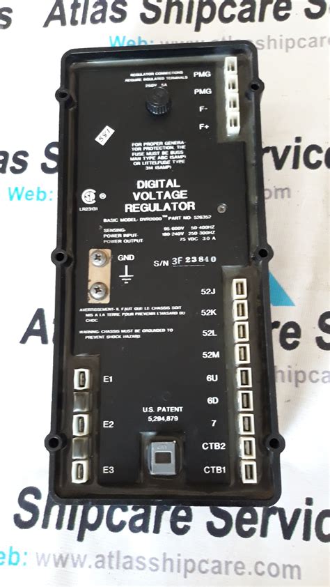 MARATHON ELECTRIC DVR 2000 DIGITAL VOLTAGE REGULATOR – Atlas Shipcare ...