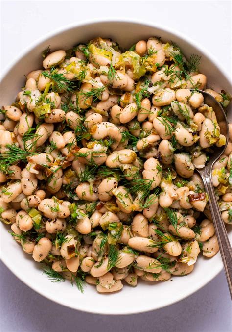 Cannellini Bean Salad with Leeks and Dill - The New Baguette