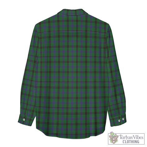 Davidson Tartan Women's Casual Shirt with Family Crest
