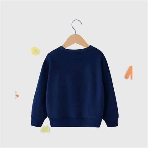 Kuchipoo Girls Regular Fit Winterwear Sweatshirt Multi-Colored