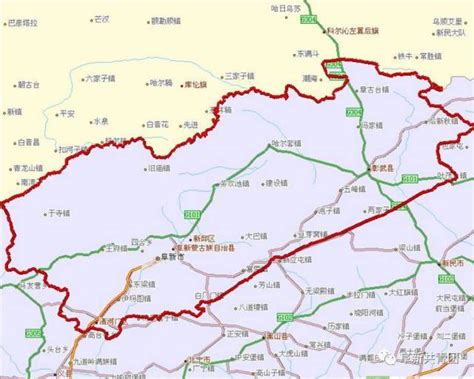 辽宁省阜新市地图