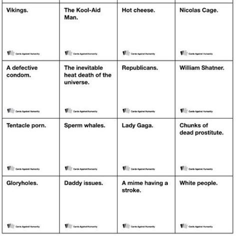Cards Against Humanity Explained at Lynn Sparks blog