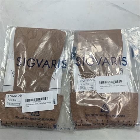 Buy Pair Thigh Hi Sigvaris 972NSS066 Sz SS 20-30 mmHg Compression ...