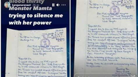 kangana ranaut reacts on fir against her in west bengal by riju dutta ...