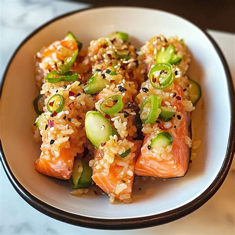 Homemade Crispy Rice with Spicy Salmon - Restaurant Quality Appetizer ...