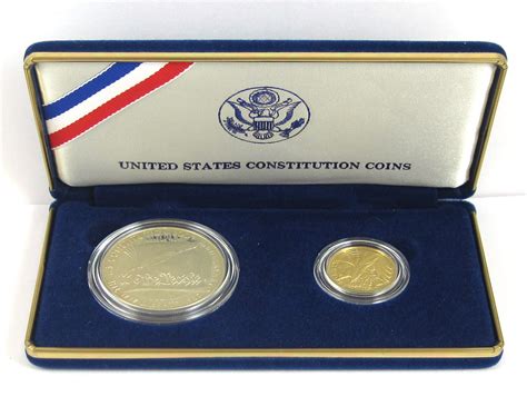 Sold Price: 1987 UNITED STATES CONSTITUTION COIN SET: $5 gold - June 1 ...