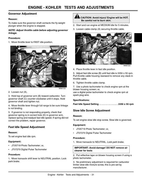 LX277 John Deere Owner's Manual 的图像结果