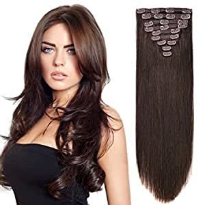 FULLY Real Human Hair Extension 10 Pcs To Increase Instant Volume Of ...