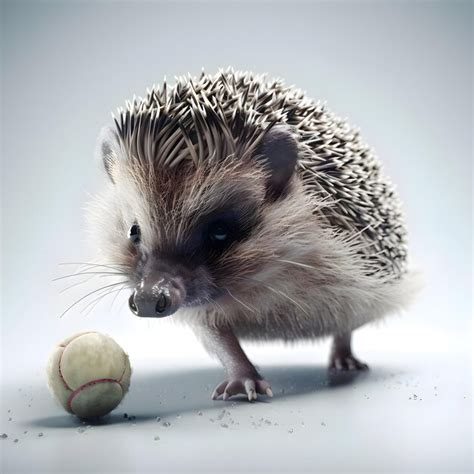 3d rendering of a cute cartoon mouse playing golf on a gray background ...