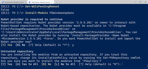 Image result for Windows Update PowerShell Module