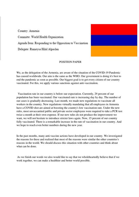 Example Position Paper Mun Examplepapers