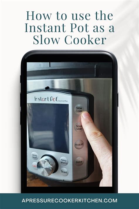 Image result for Instant Pot Slow Cooking Mode
