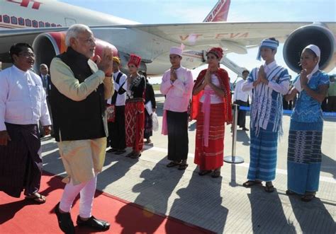 Glimpses of Shri Modi's Myanmar Visit