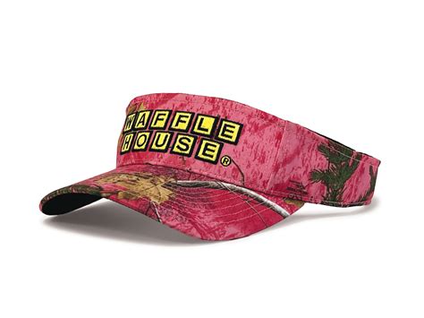 Realtree Unisex Gold Letter Waffle House Visor Hat | Xtra Colors Pink