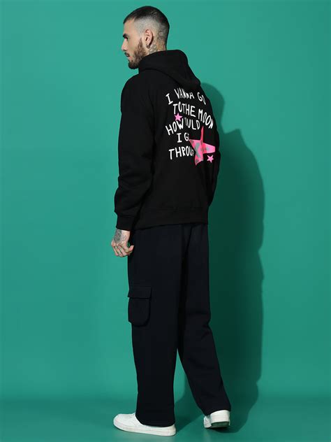 Moon Black Oversized Tracksuit – griffel