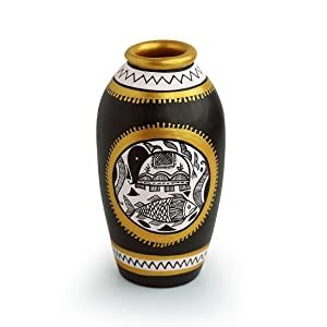 Buy ExclusiveLane 'Long and Tapered' Madhubani Hand-Painting Home ...