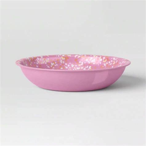36oz Plastic Terrazzo Pale Raspberry Cereal Bowl Pink | SHEIN USA