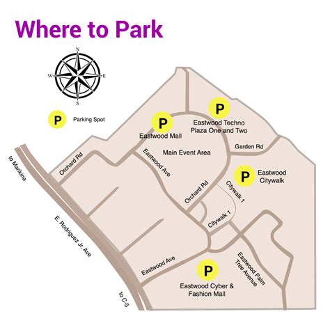 Eastwood Mall Map - map of eastwood city