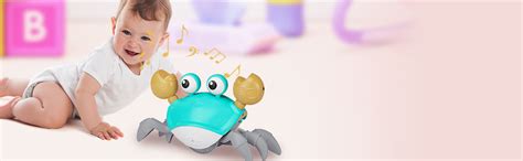 Buy Amazon Brand - Jam & Honey Crawling Crab | Musical Toys for ...
