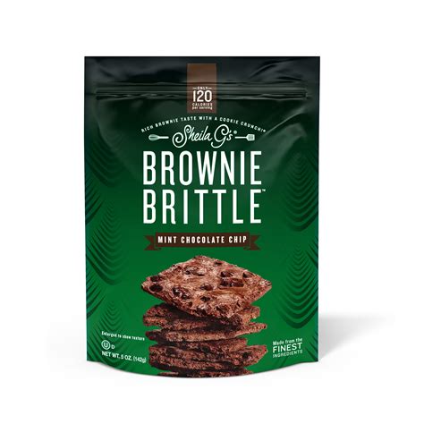 BROWNIE BRITTLE Mint Chocolate Chip – Frozen Delight