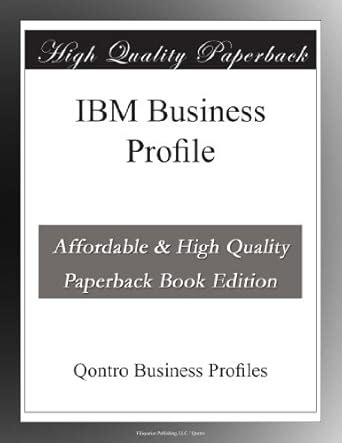 IBM Business Profile : Amazon.in: Books