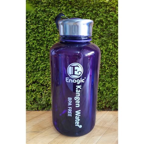 Enagic Alkaline Ionized Water Bottle Keeps Hydrogen Capacity 1000ml ...
