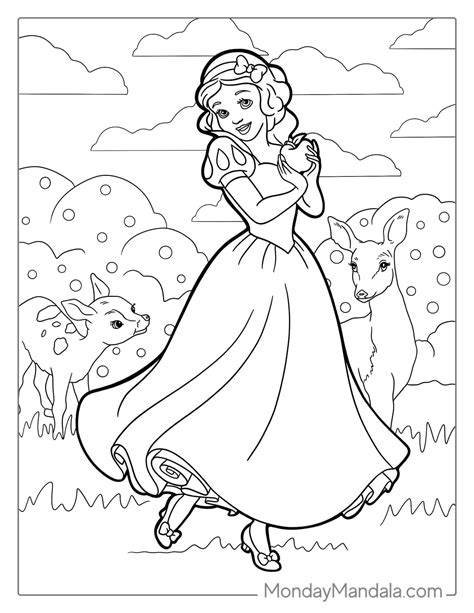 26 Snow White Coloring Pages (Free PDF Printables)