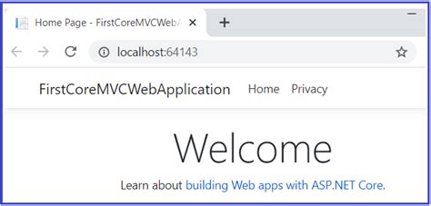 Image result for ASP.NET Core MVC Template