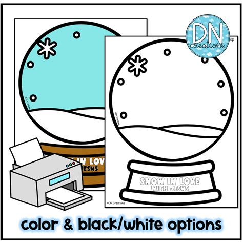 Winter Bible Craft | Snow Globe Craft | Snow in Love with Jesus Craft ...