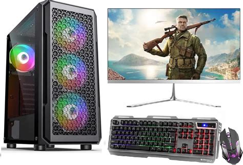 Gaming Desktop Assembled Core i7 850 | 24inch Monitor| PC for Home ...