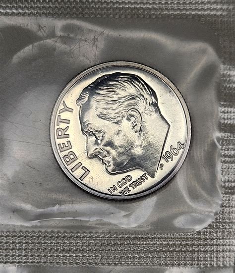1964 Roosevelt Gem Proof Dime- USA Coin | Property Room