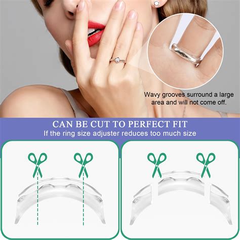 Xixter Ring Sizers for Loose Rings,14-Pack Adjuster Kit with Premium ...