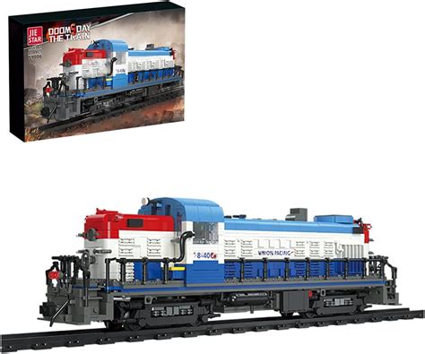 Buy WOLFBSUH Technic Train Building Kit, Retro Steam Locomotive with ...