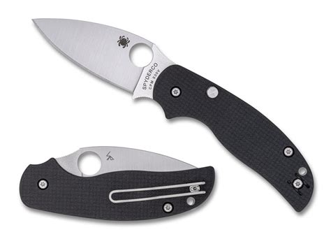 Spyderco Sage 6 Button Lock C123CFBCLP | National Knives, LLC