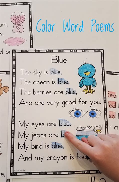 Colours That Rhyme With Blue 649 Colors English Esl Workshee