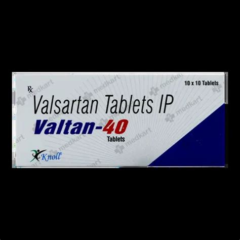 VALTAN 40MG TABLET 10'S: Price, Uses, Side Effect, Composition ...