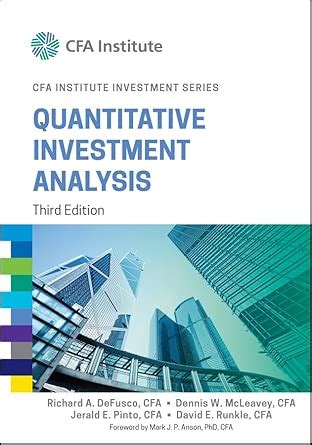 Buy Quantitative Investment Analysis Book Online at Low Prices in India ...