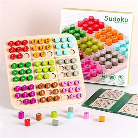 Wooden Sudoko Game Intensive Training - EKT2875 – Extrokids