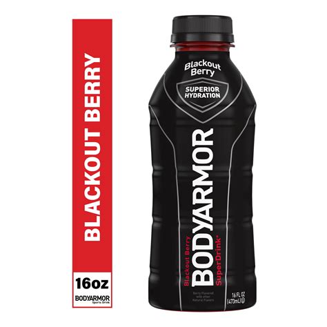 BODYARMOR Blackout Berry SuperDrink, Natural Electrolyte Sports ...