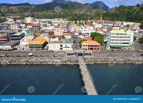 Roseau view, Dominica editorial image. Image of building - 45997245