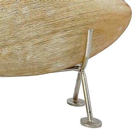 Ty Pennington Wood Fish on Stand, 4.7"