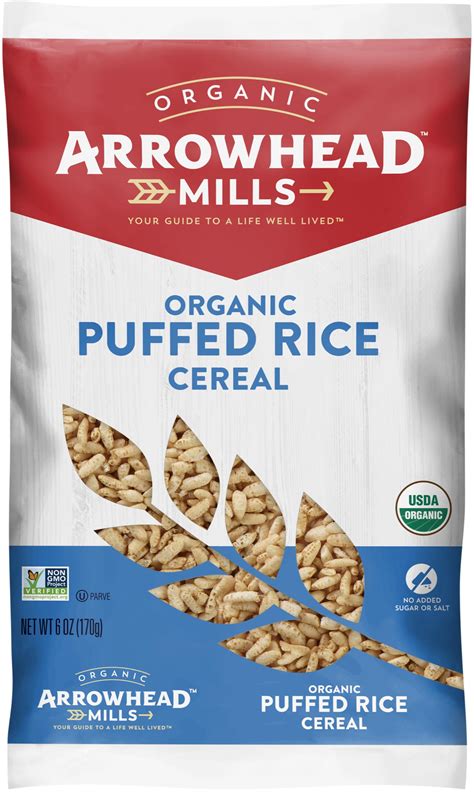 Organic Puffed Rice Cereal Organic Puffed Rice Cereal Multipack, 6x6