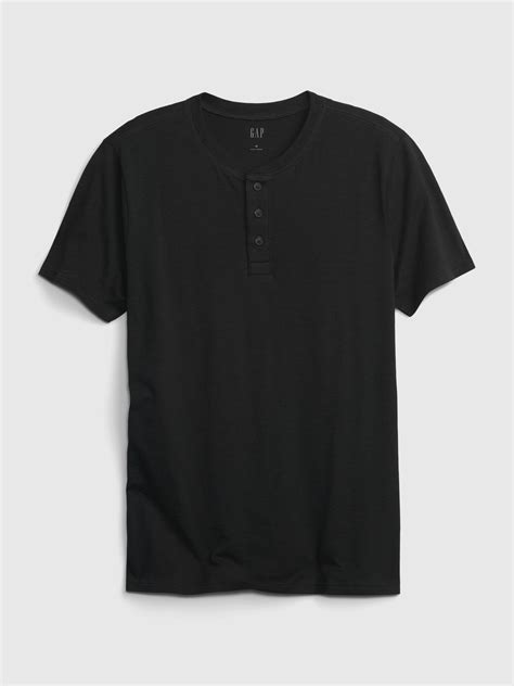 Slub Cotton Henley T-Shirt | Gap