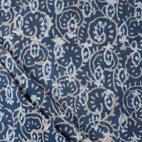 New Dabu Hand Block Print Fabric @Uoto 50% OFF | Dmaasa