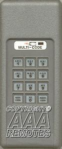 Image result for Multi Code Model 4200 Programming