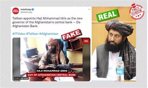 Photo of talib fighter viral as new governor of Afghanistan Central Bank