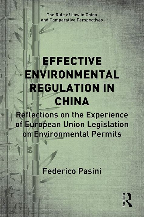 Buy Effective Environmental Regulation in China: Reflections on the ...